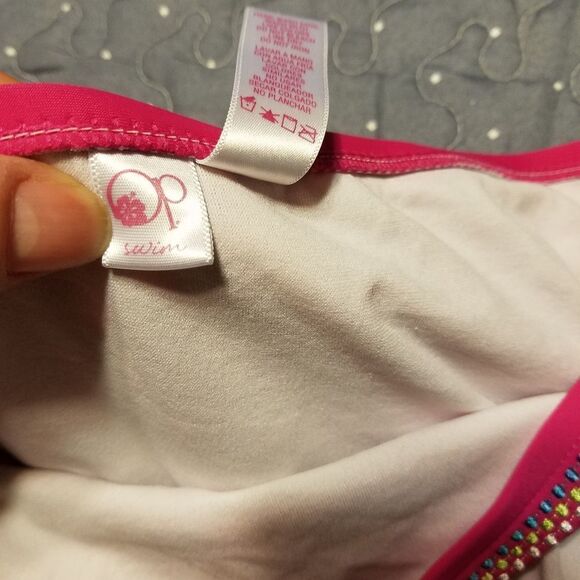 OP pink swim bottoms size XL - Picture 3 of 4
